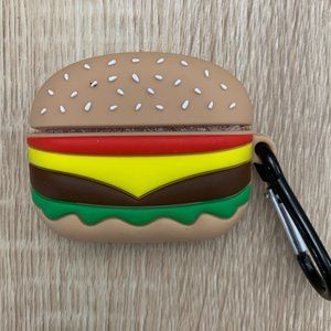 Cute Hamburger Silicone Case Cover Airpods Pro